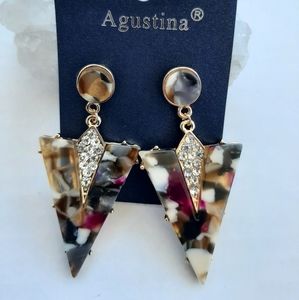 Acrylic Drop Dangle Earrings